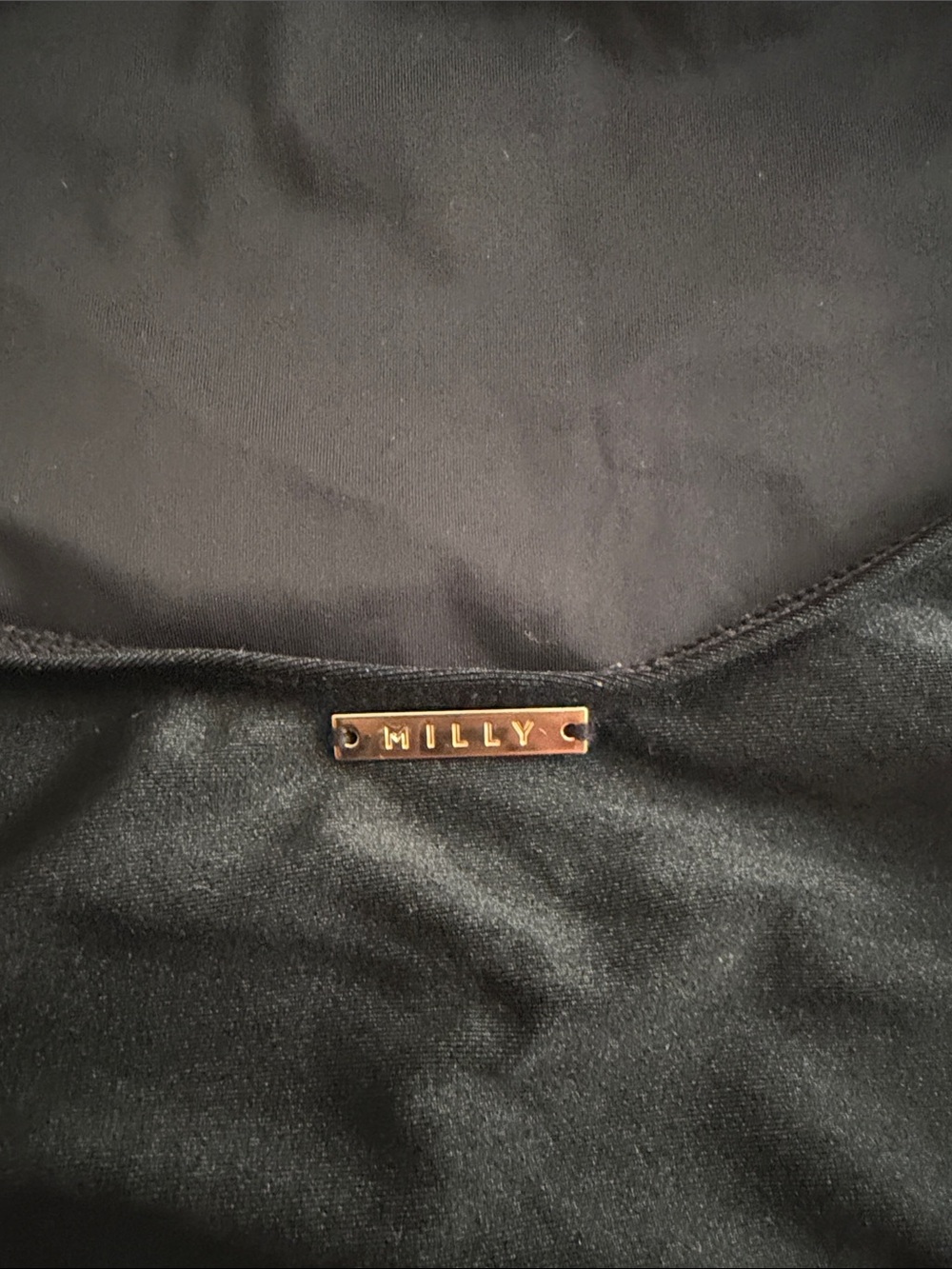 Milly Betsy Black Twist-Front One-Piece Swimsuit - Picture 11 of 12
